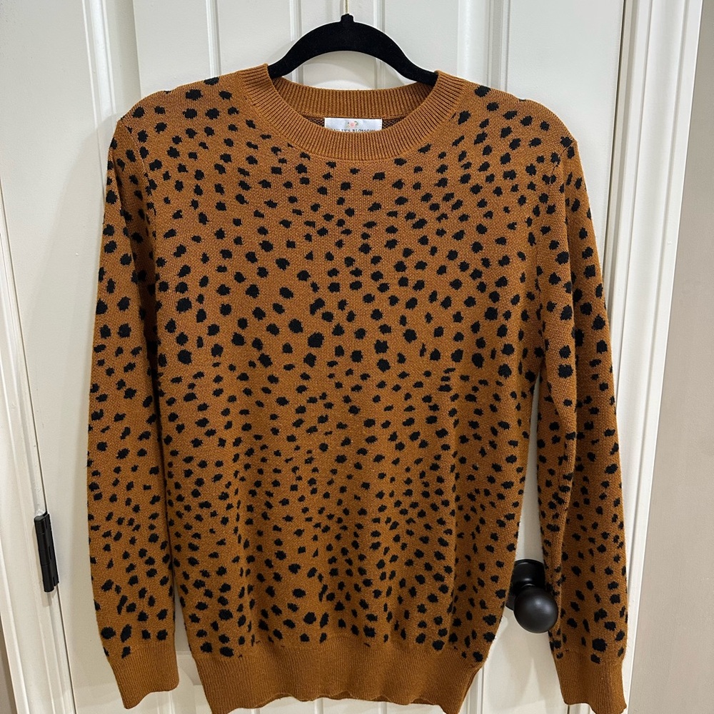 Brown and Black Patterned Mommy and Me Sweater